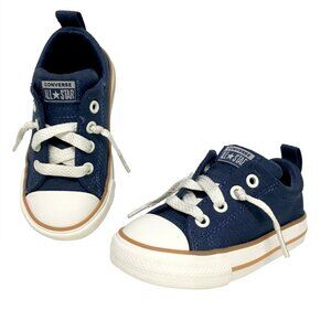 Converse Boy's Navy Court Shoes Size 6